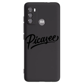 Picasee Motorola Edge 60 5G Hülle - Schwarzes Silikon - Picasee - old logo - black