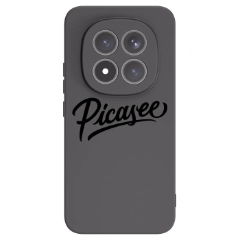 Picasee Xiaomi Redmi Note 15 Pro+ Hülle - Schwarzes Silikon - Picasee - old logo - black