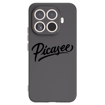 Picasee Xiaomi 15T Pro Hülle - Schwarzes Silikon - Picasee - old logo - black