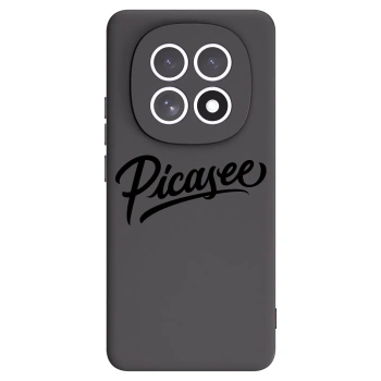 Picasee Xiaomi Redmi Note 15 Hülle - Schwarzes Silikon - Picasee - old logo - black