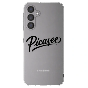 Picasee Samsung Galaxy A16 4G Hülle - Transparentes Silikon - Picasee - old logo - black