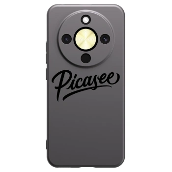 Picasee Honor Magic8 Lite 5G Hülle - Schwarzes Silikon - Picasee - old logo - black