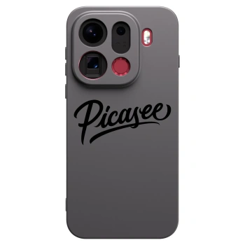 Picasee OPPO Find X9 Pro Hülle - Schwarzes Silikon - Picasee - old logo - black