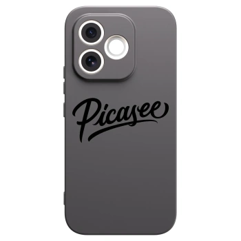 Picasee Honor 600 Lite Hülle - Schwarzes Silikon - Picasee - old logo - black
