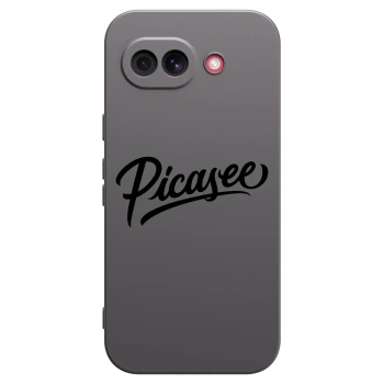 Picasee Google Pixel 10a Hülle - Schwarzes Silikon - Picasee - old logo - black