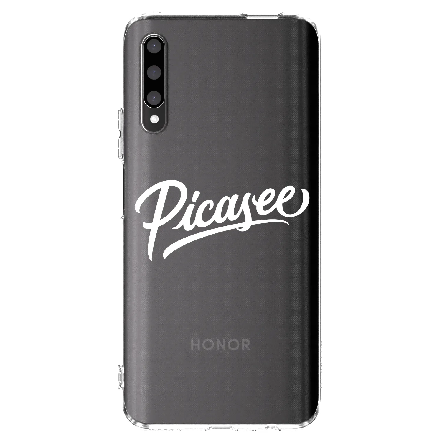 Picasee Honor 9X Pro Hülle - Transparentes Silikon - Picasee - old logo - white