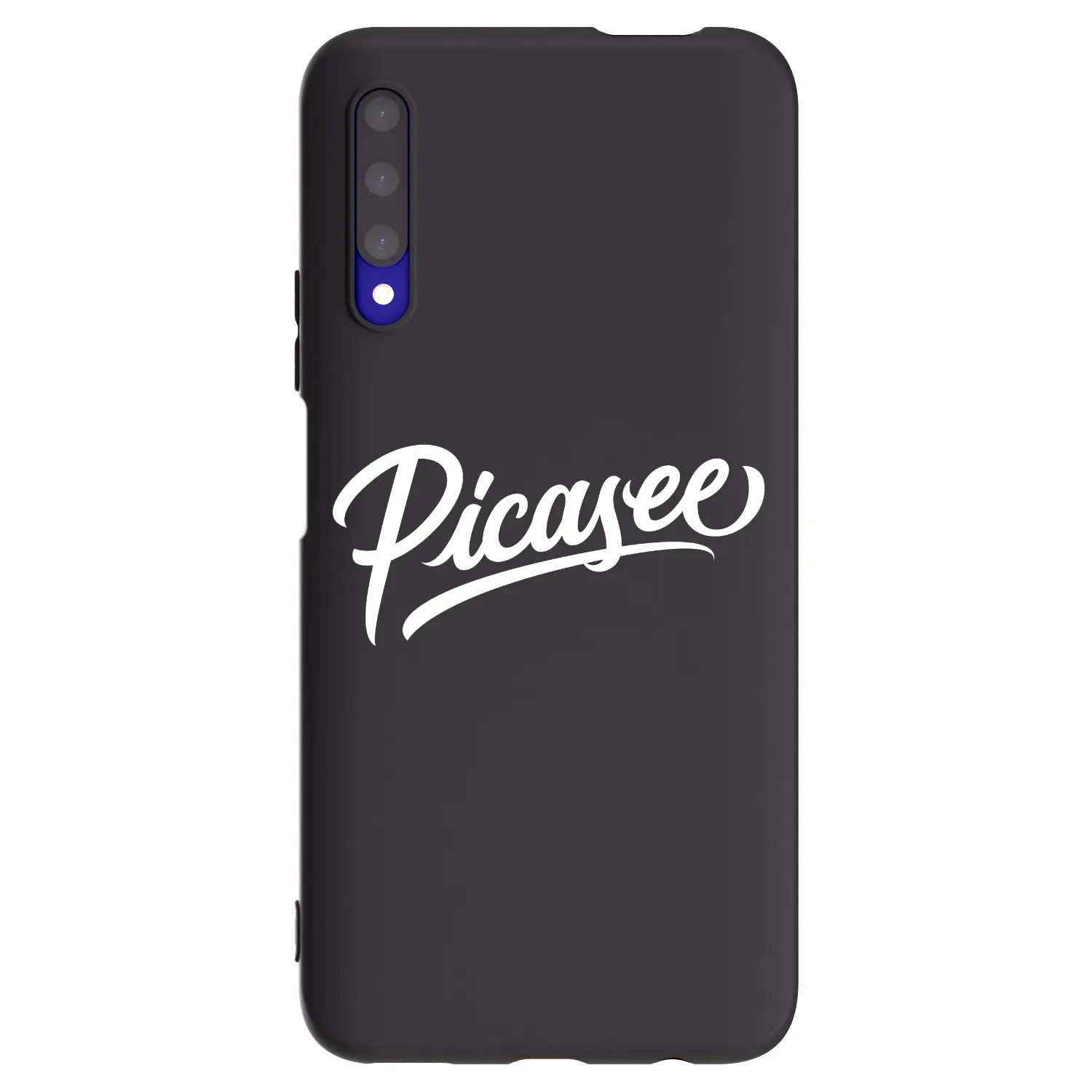 Picasee Honor 9X Pro Hülle - Schwarzes Silikon - Picasee - old logo - white