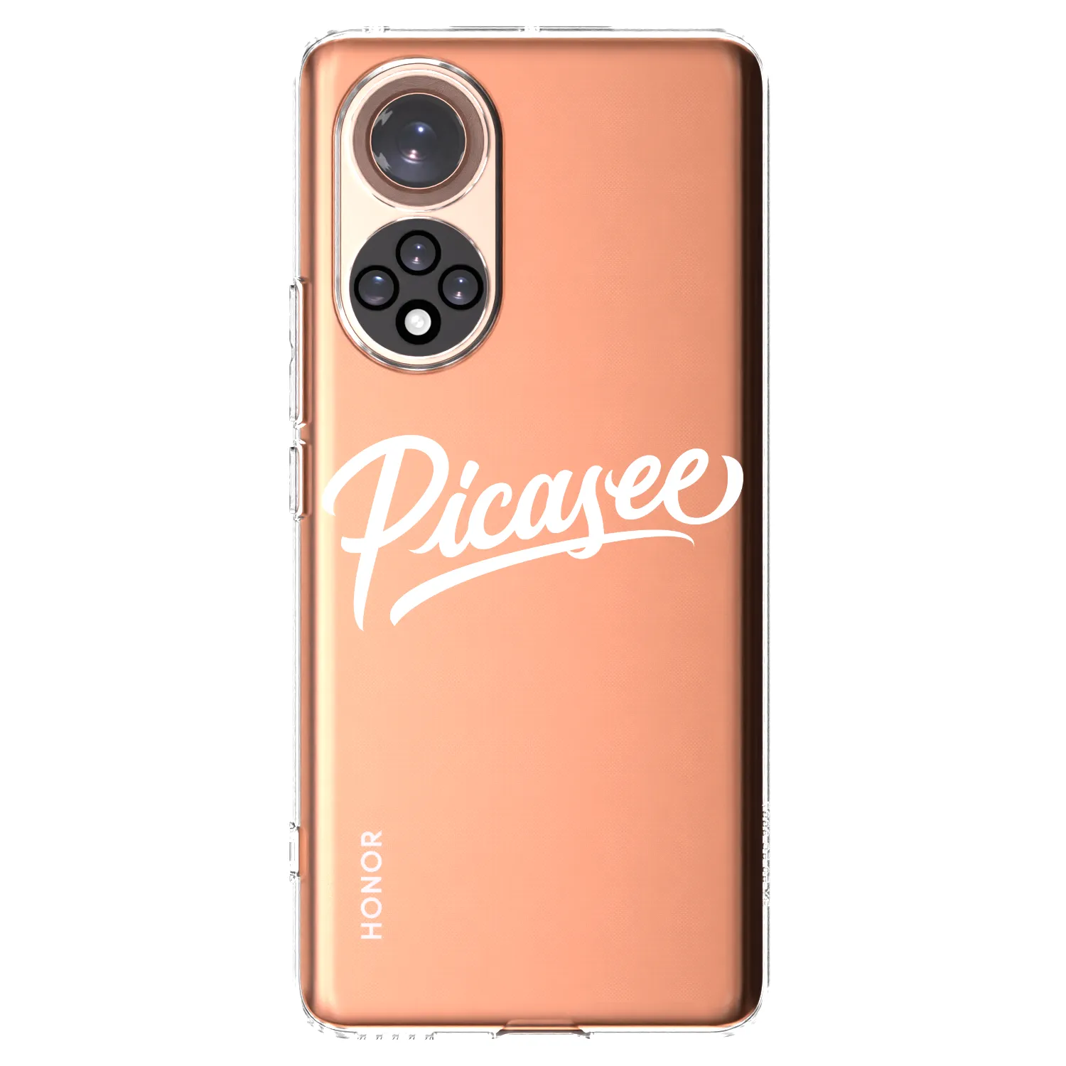 Picasee Honor 50 5G Hülle - Transparentes Silikon - Picasee - old logo - white