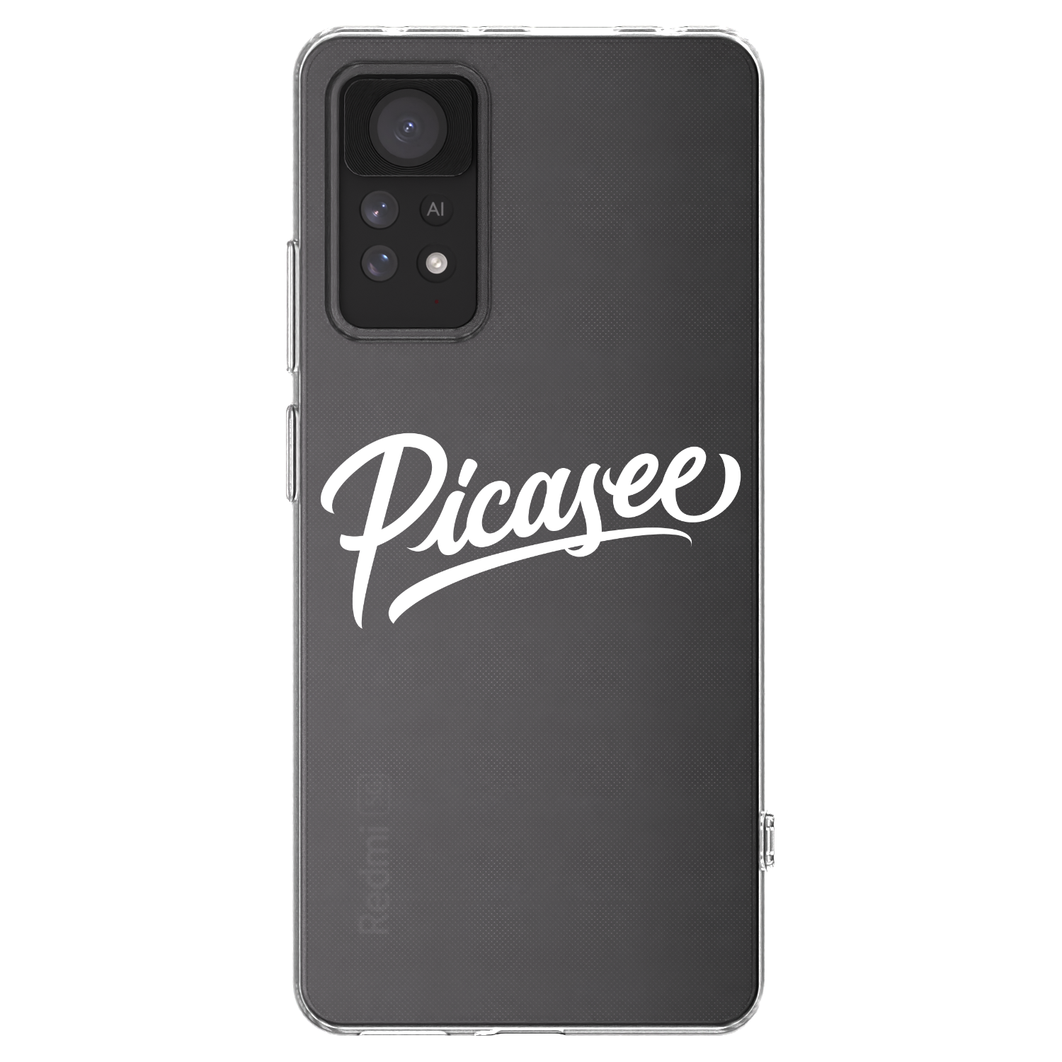 Picasee Xiaomi Redmi Note 11 Pro 5G Hülle - Transparentes Silikon - Picasee - old logo - white