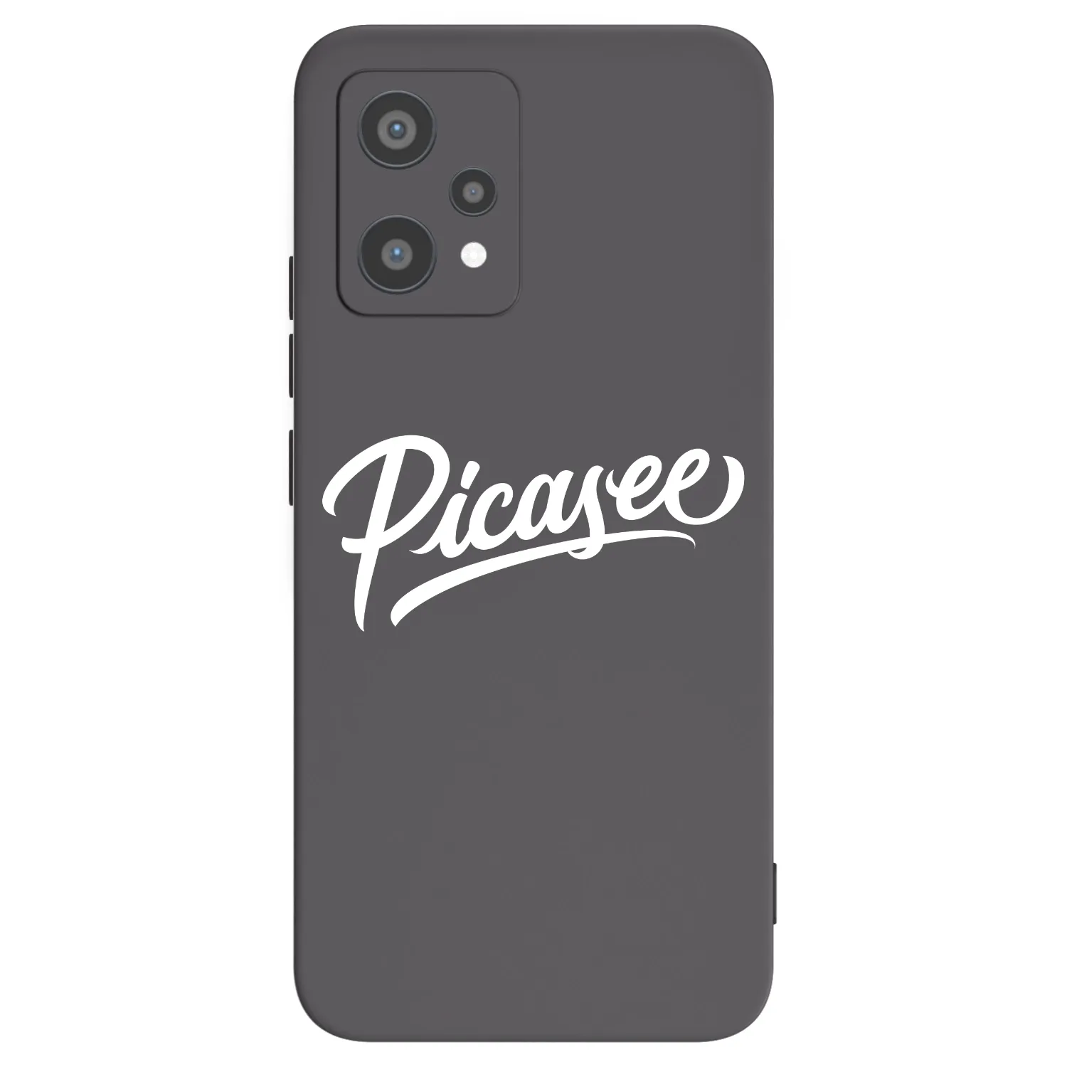 Picasee Realme 9 Pro 5G Hülle - Schwarzes Silikon - Picasee - old logo - white