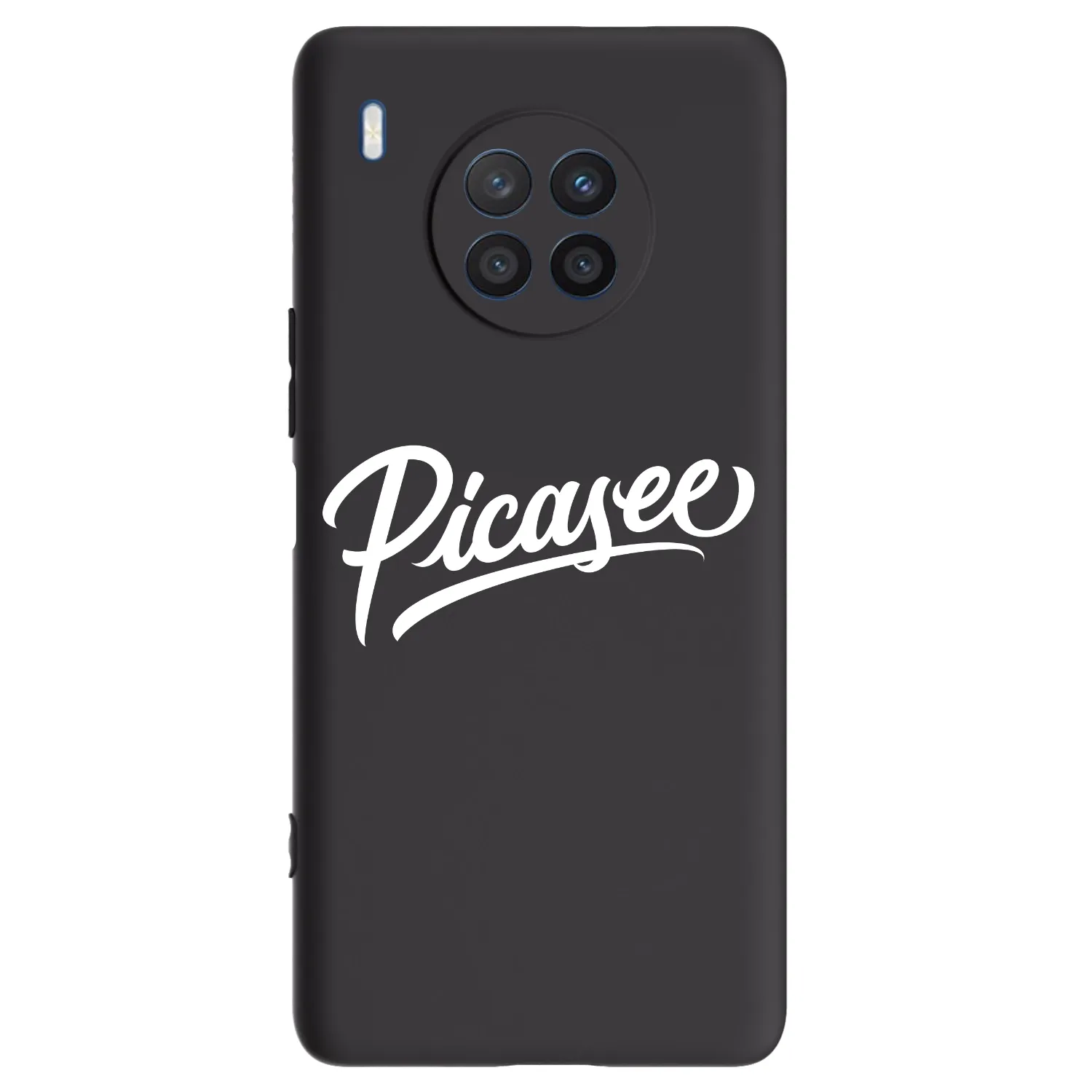 Picasee Honor 50 Lite Hülle - Schwarzes Silikon - Picasee - old logo - white