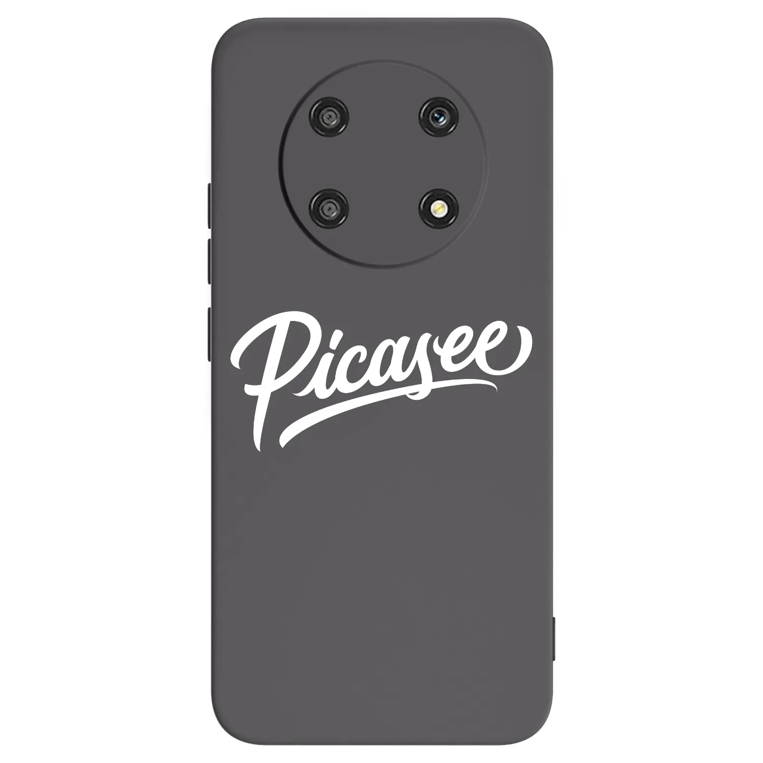 Picasee Honor Magic4 Lite 5G Hülle - Schwarzes Silikon - Picasee - old logo - white