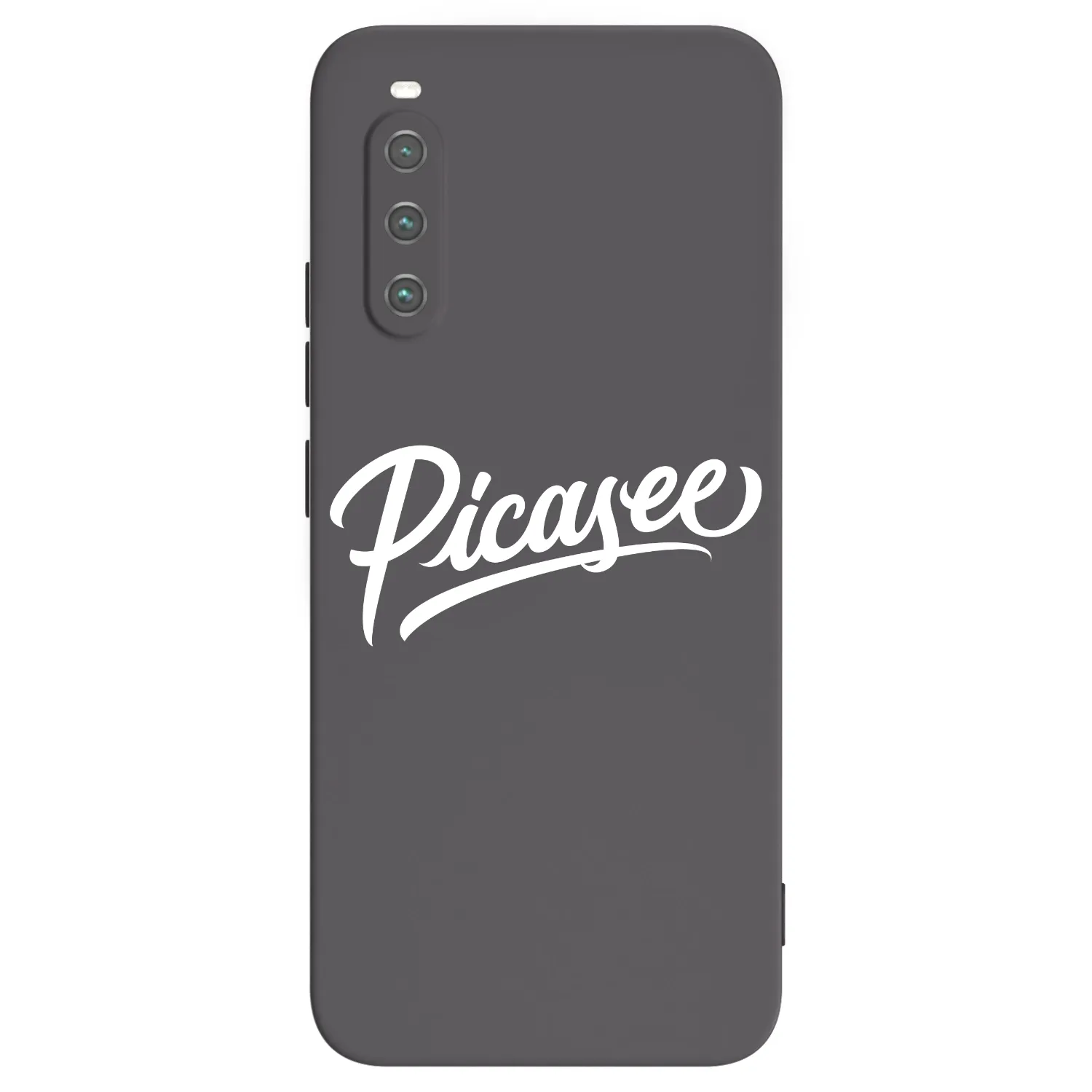 Picasee Sony Xperia 10 IV 5G Hülle - Schwarzes Silikon - Picasee - old logo - white