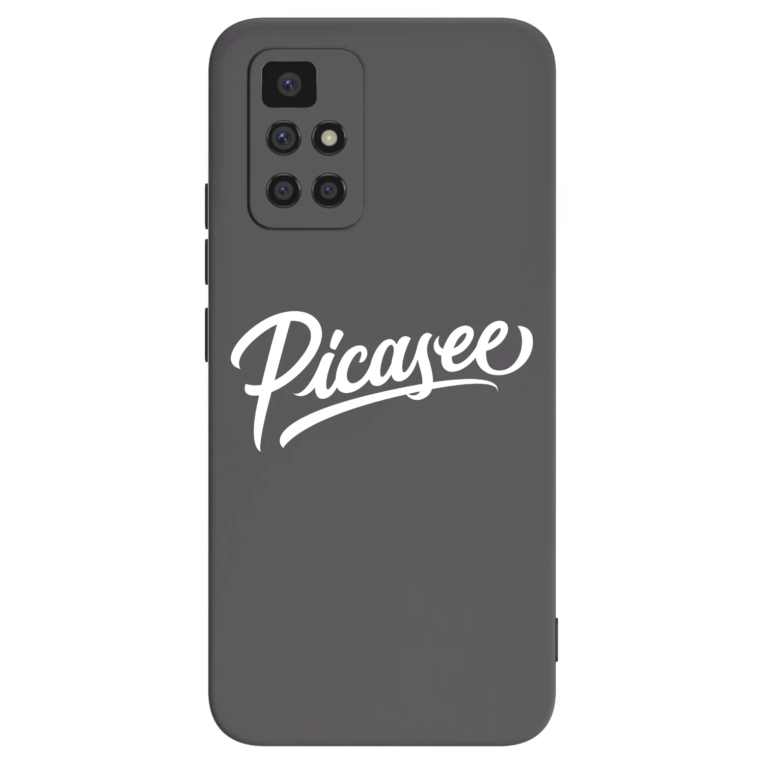 Picasee Xiaomi Redmi 10 (2022) Hülle - Schwarzes Silikon - Picasee - old logo - white