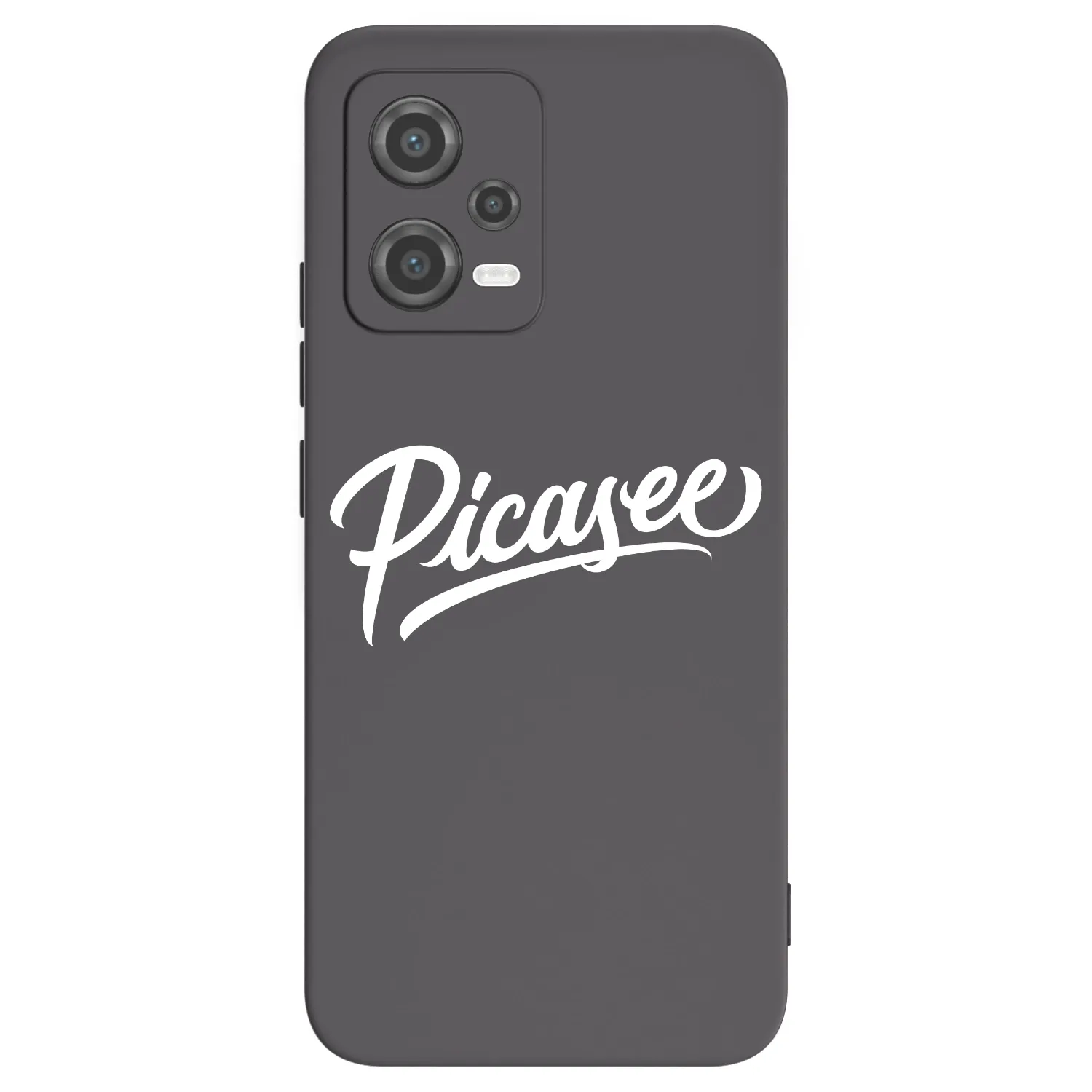 Picasee Xiaomi Poco X5 Hülle - Schwarzes Silikon - Picasee - old logo - white