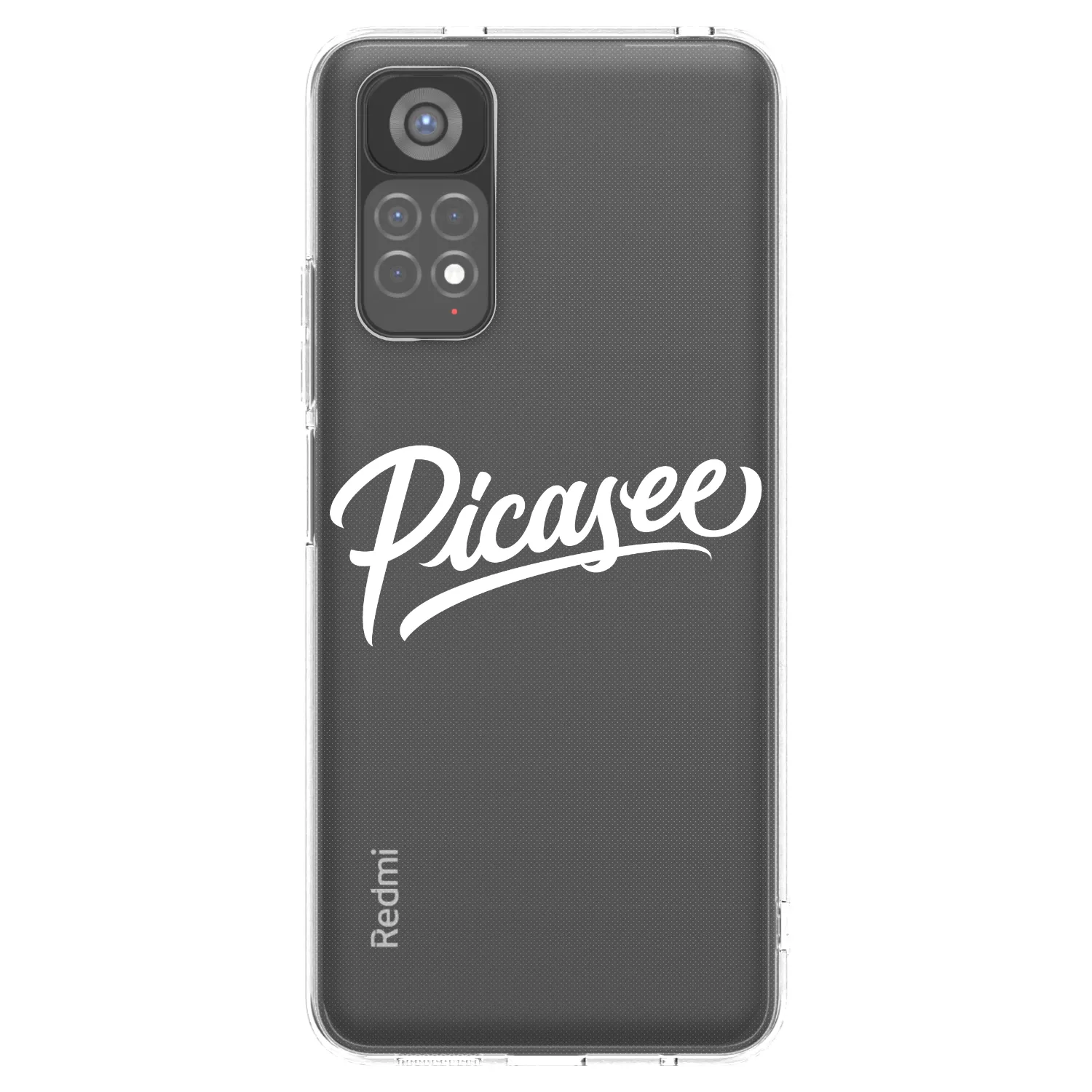 Picasee Xiaomi Redmi Note 11S 5G Hülle - Transparentes Silikon - Picasee - old logo - white