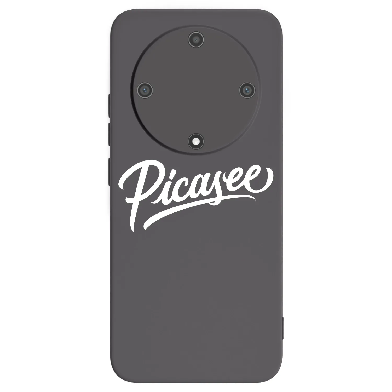 Picasee Honor Magic5 Lite 5G Hülle - Schwarzes Silikon - Picasee - old logo - white