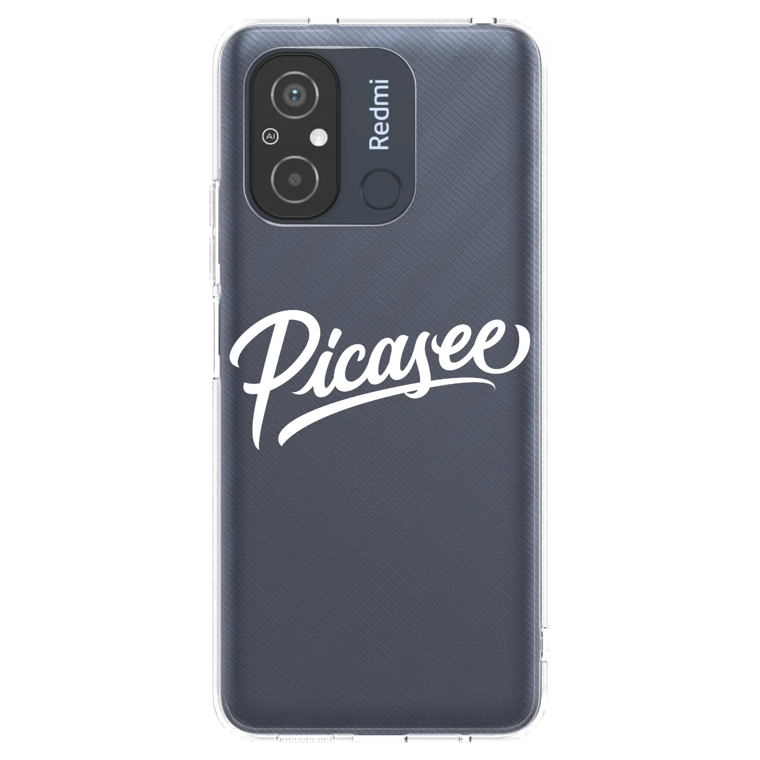 Picasee Xiaomi Redmi 12C Hülle - Transparentes Silikon - Picasee - old logo - white