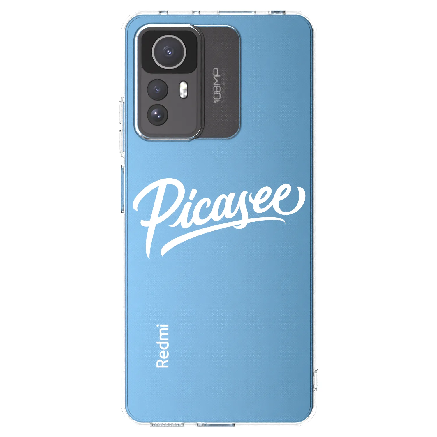 Picasee Xiaomi Redmi Note 12S Hülle - Transparentes Silikon - Picasee - old logo - white