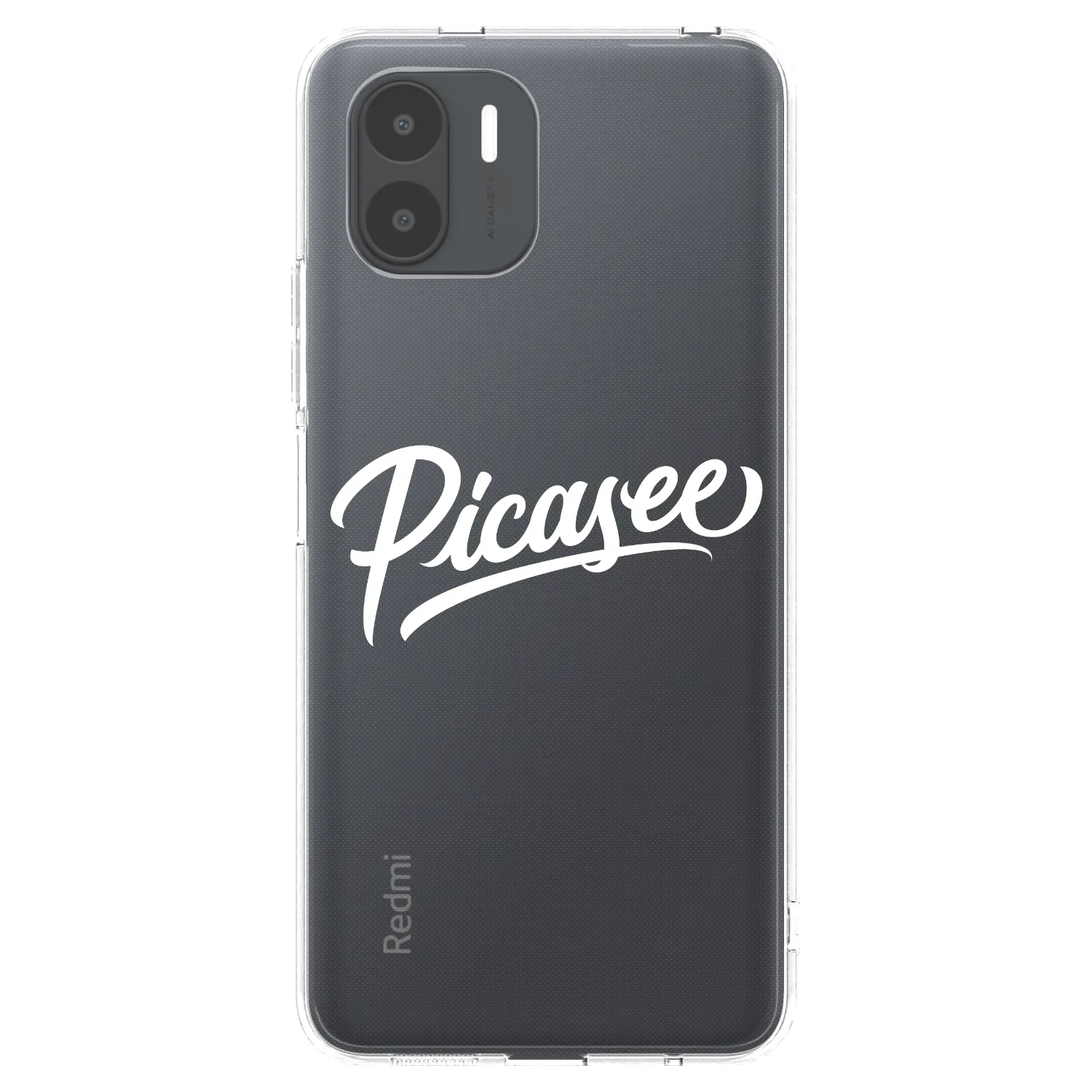 Picasee Xiaomi Redmi A2 Hülle - Transparentes Silikon - Picasee - old logo - white