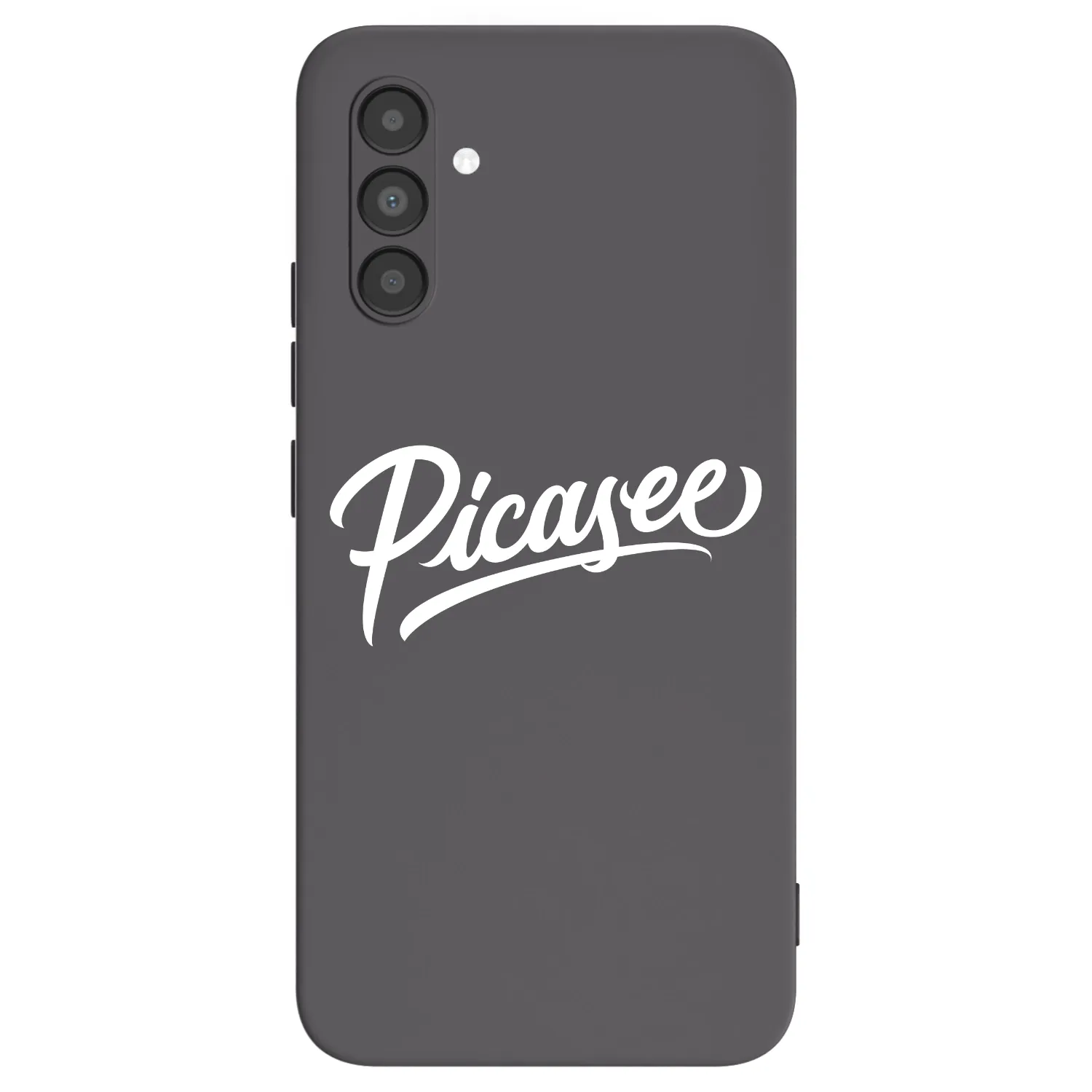 Picasee Samsung Galaxy A04s A047F Hülle - Schwarzes Silikon - Picasee - old logo - white