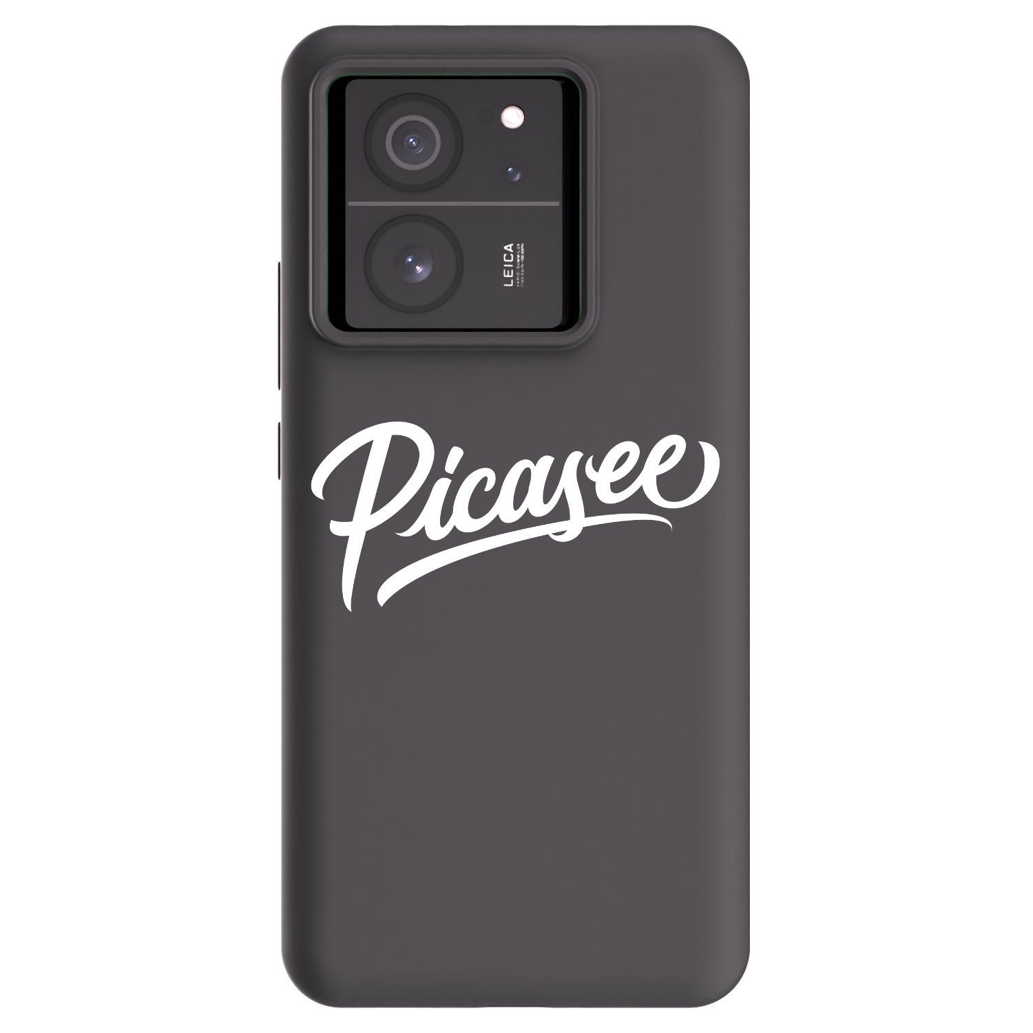 Picasee Xiaomi 13T Pro Hülle - Schwarzes Silikon - Picasee - old logo - white