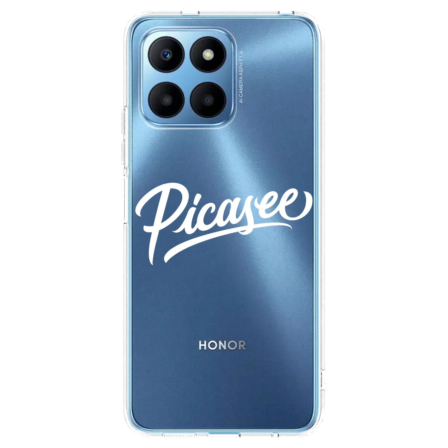 Picasee Honor 70 Lite Hülle - Transparentes Silikon - Picasee - old logo - white