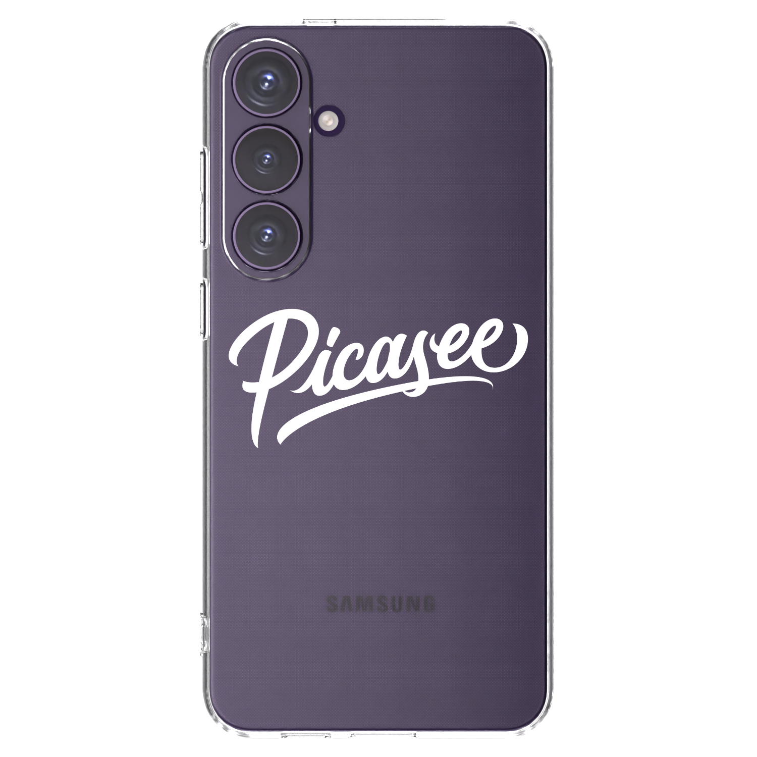 Picasee Samsung Galaxy S24+ S926B 5G Hülle - Transparentes Silikon - Picasee - old logo - white