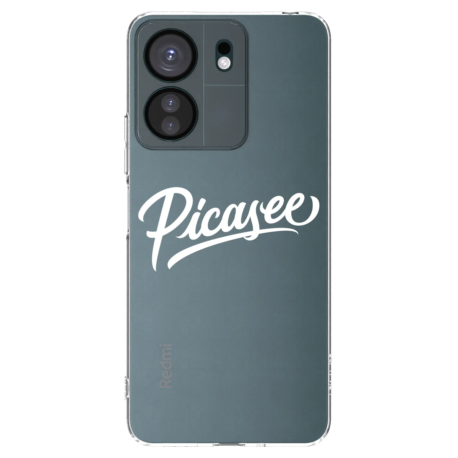 Picasee Xiaomi Redmi 13C 4G Hülle - Transparentes Silikon - Picasee - old logo - white