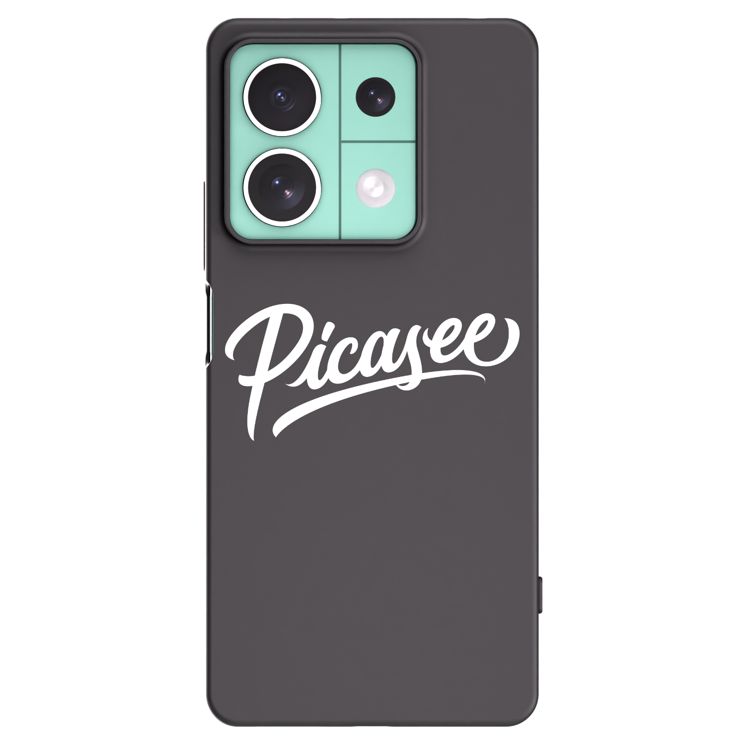 Picasee Xiaomi Redmi Note 13 5G Hülle - Schwarzes Silikon - Picasee - old logo - white