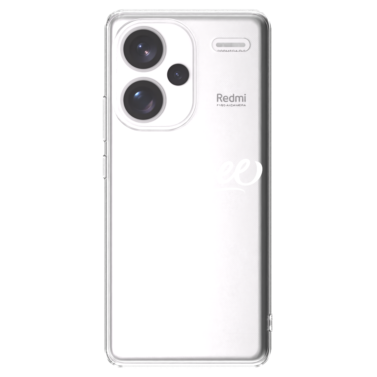 Picasee Xiaomi Redmi Note 13 Pro+ 5G Hülle - Transparentes Silikon - Picasee - old logo - white