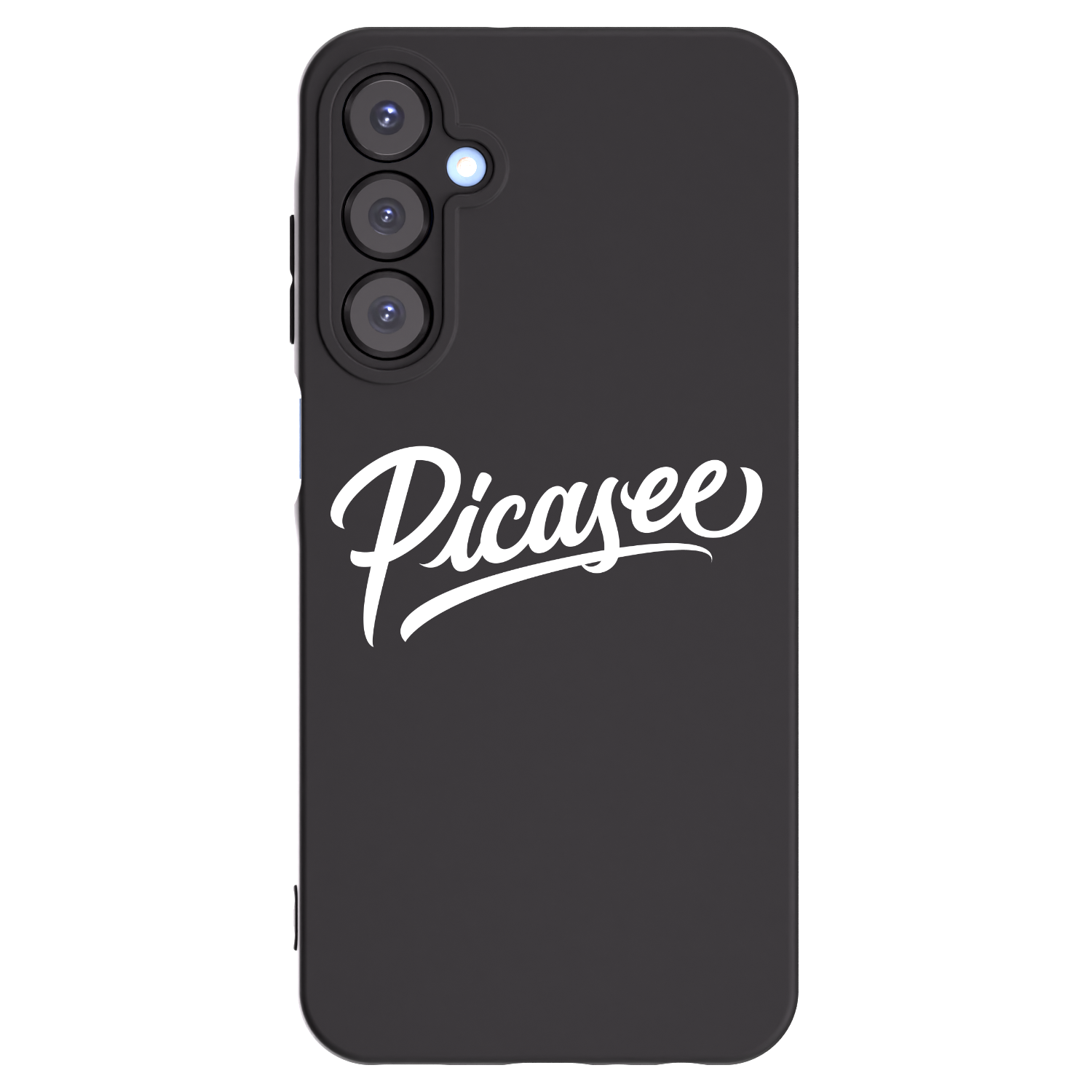 Picasee Samsung Galaxy A25 A256B 5G Hülle - Schwarzes Silikon - Picasee - old logo - white