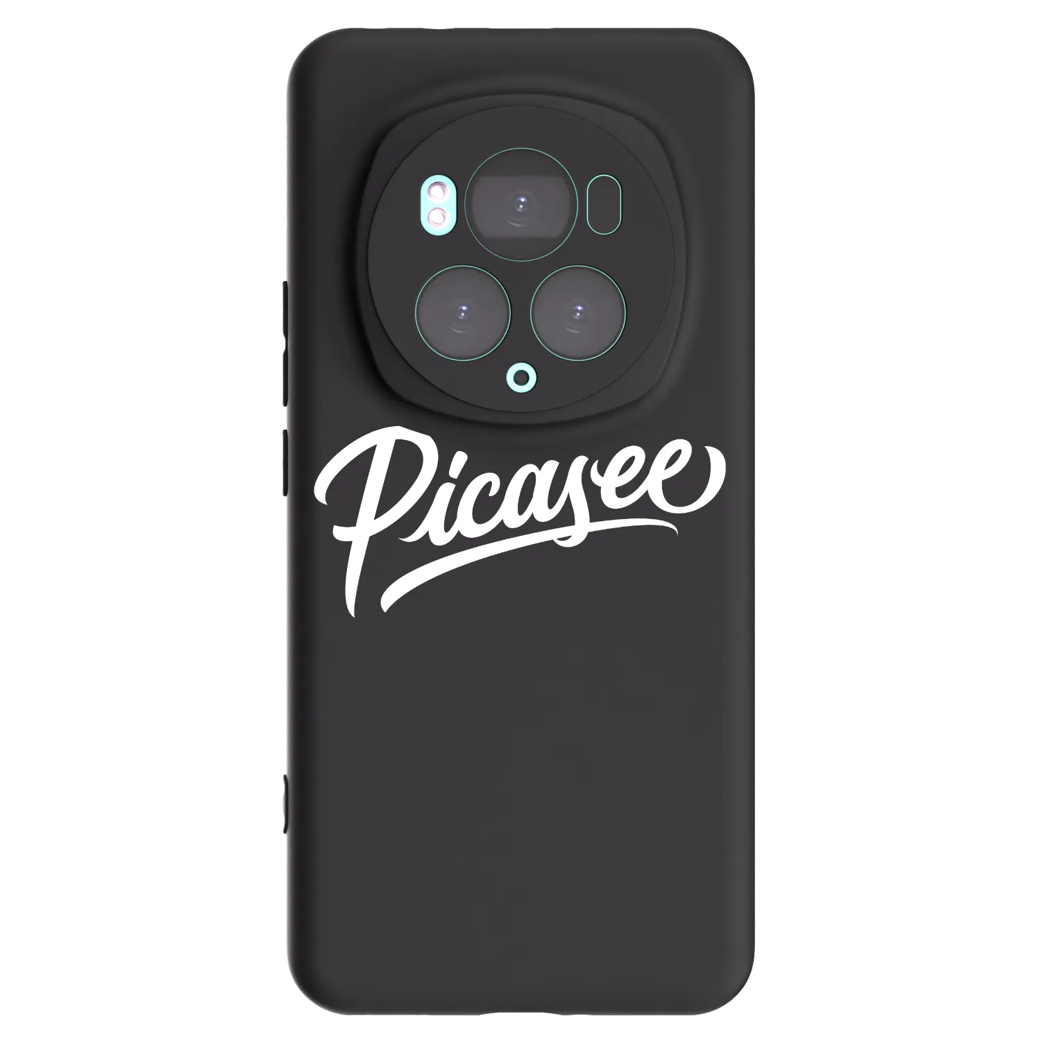 Picasee Honor Magic6 Pro Hülle - Schwarzes Silikon - Picasee - old logo - white