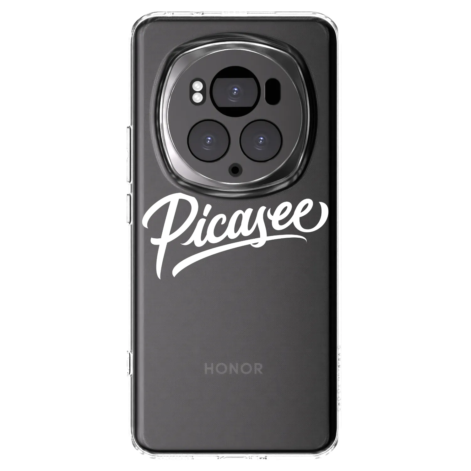 Picasee Honor Magic6 Pro Hülle - Transparentes Silikon - Picasee - old logo - white