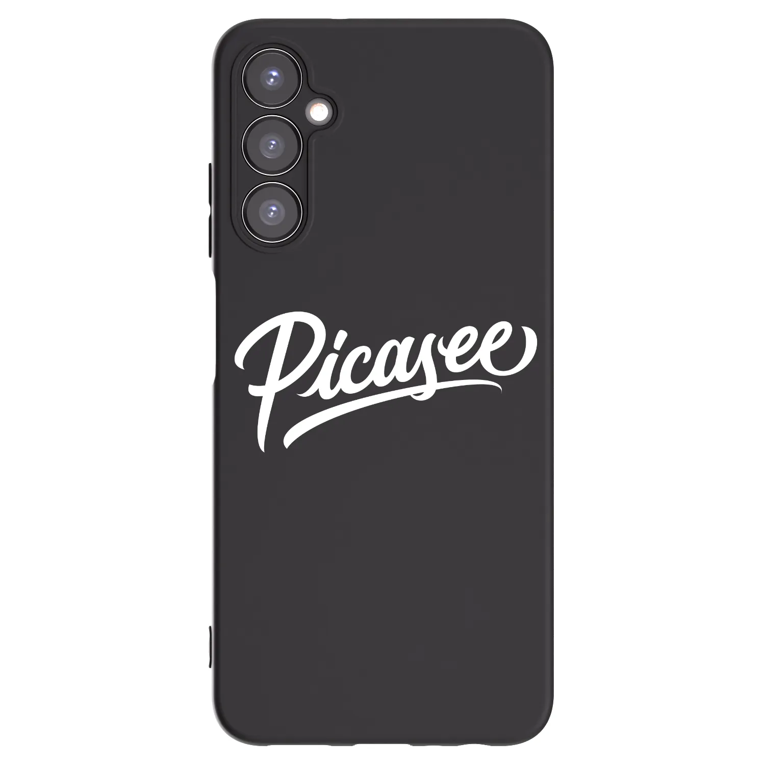 Picasee Samsung Galaxy A05s A057G Hülle - Schwarzes Silikon - Picasee - old logo - white