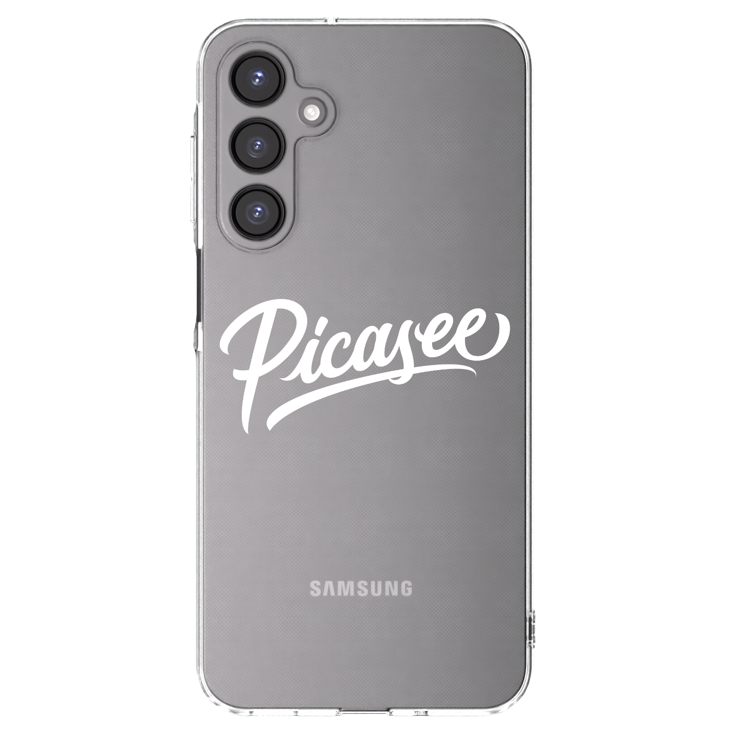 Picasee Samsung Galaxy A16 5G Hülle - Transparentes Silikon - Picasee - old logo - white