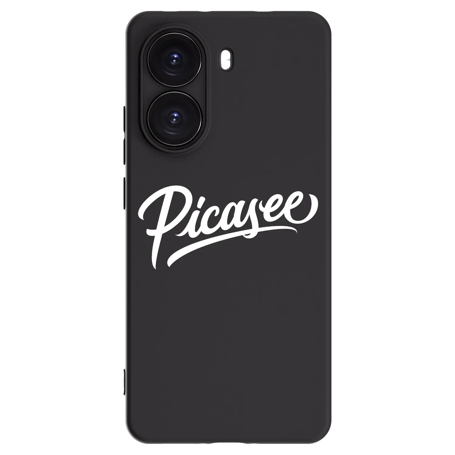 Picasee Xiaomi Poco X7 Pro 5G Hülle - Schwarzes Silikon - Picasee - old logo - white