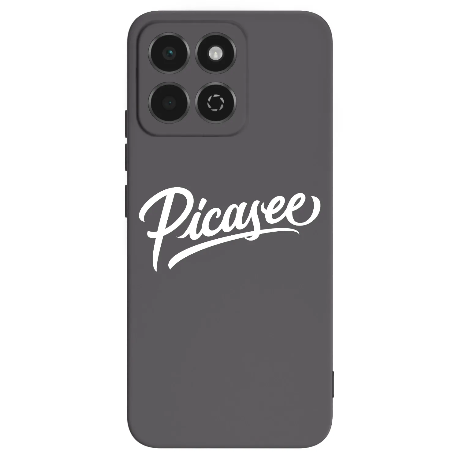 Picasee Honor 200 Smart 5G Hülle - Schwarzes Silikon - Picasee - old logo - white
