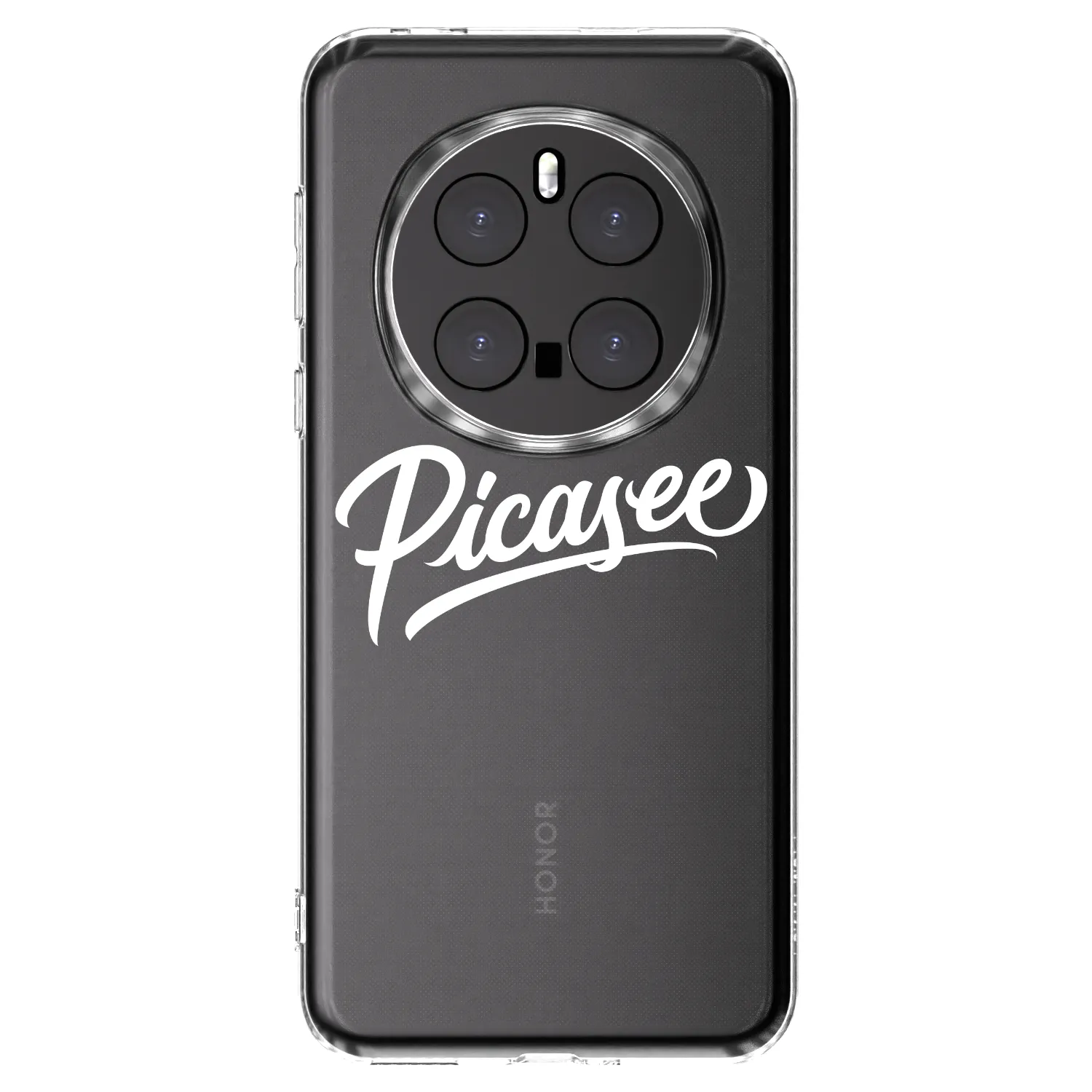 Picasee Honor Magic7 Pro 5G Hülle - Transparentes Silikon - Picasee - old logo - white