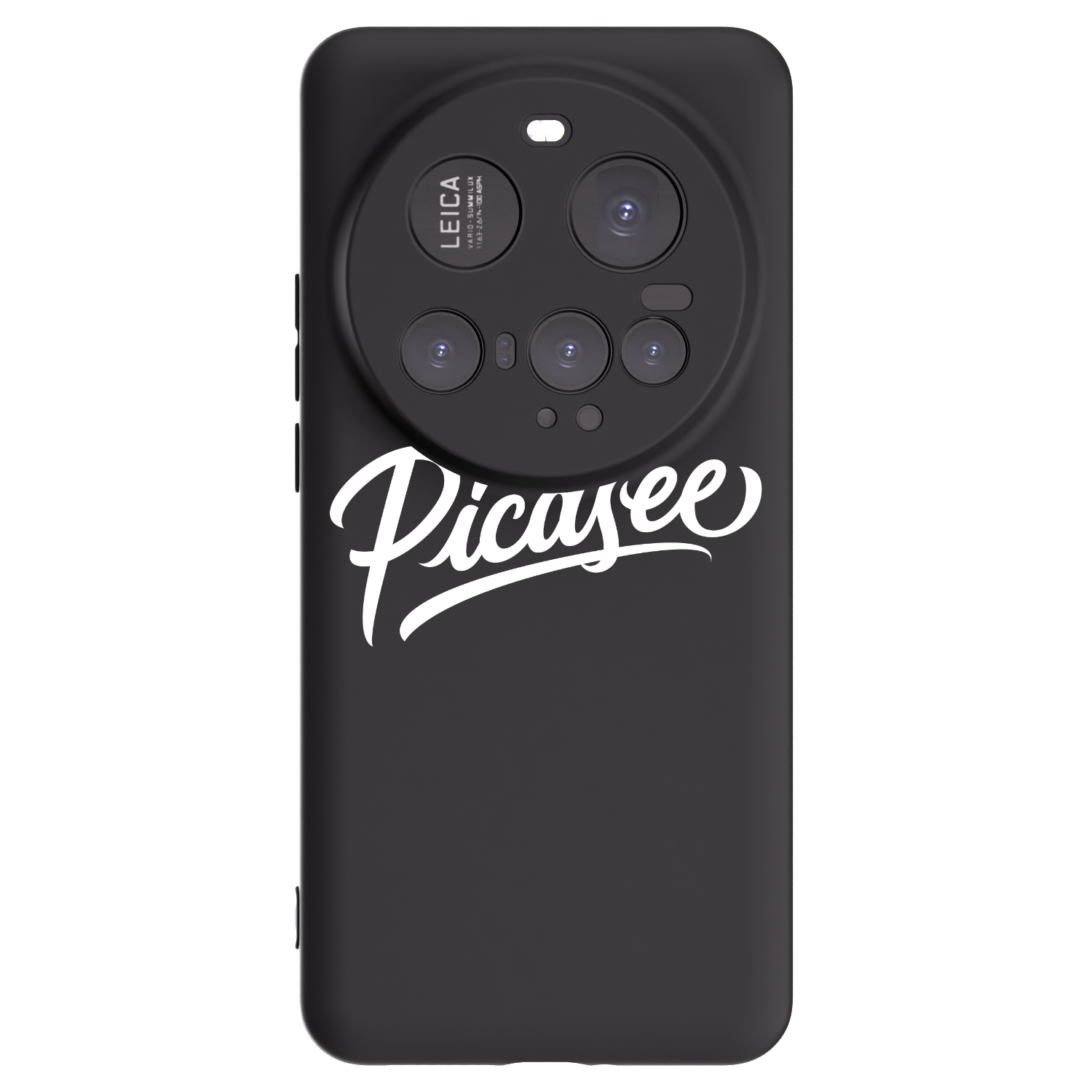 Picasee Xiaomi 15 Ultra Hülle - Schwarzes Silikon - Picasee - old logo - white