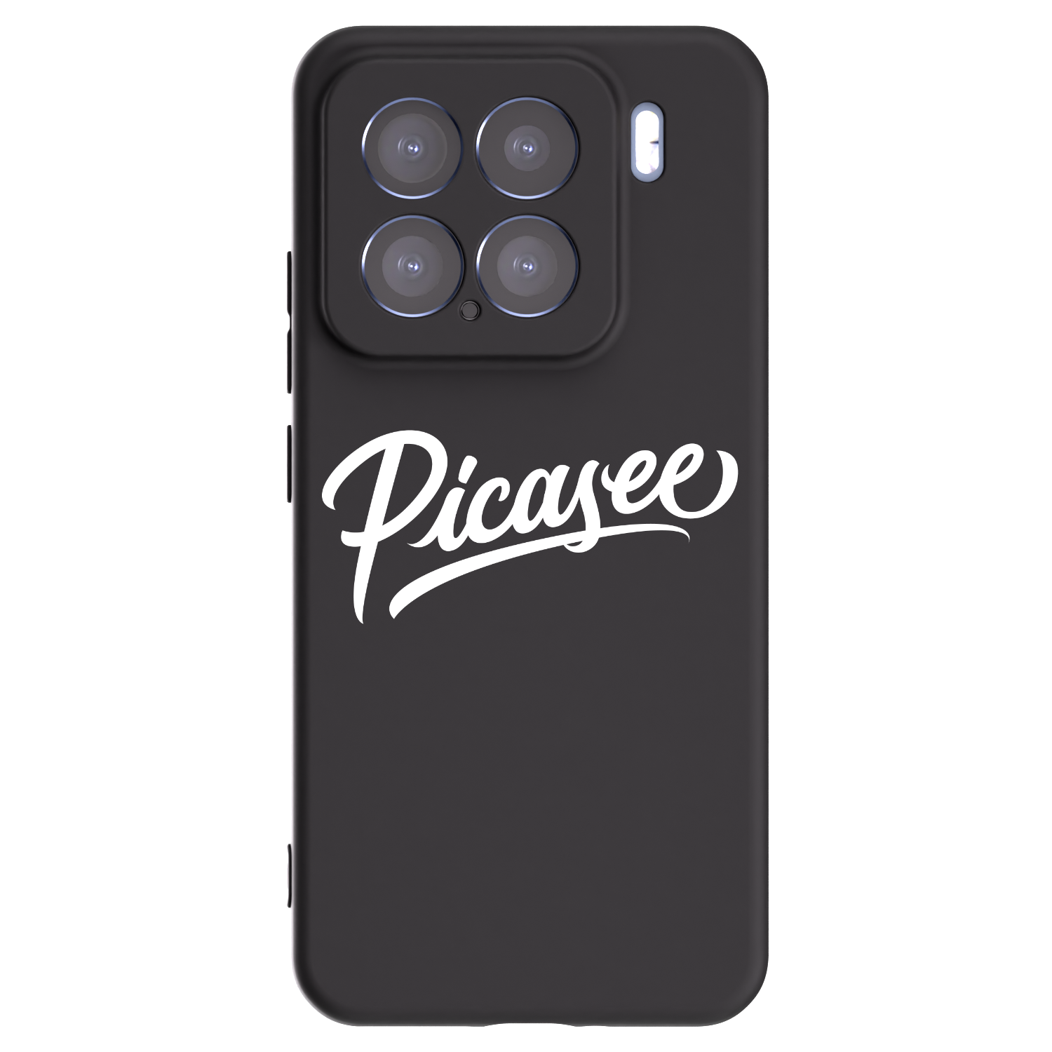 Picasee Xiaomi 15 Hülle - Schwarzes Silikon - Picasee - old logo - white