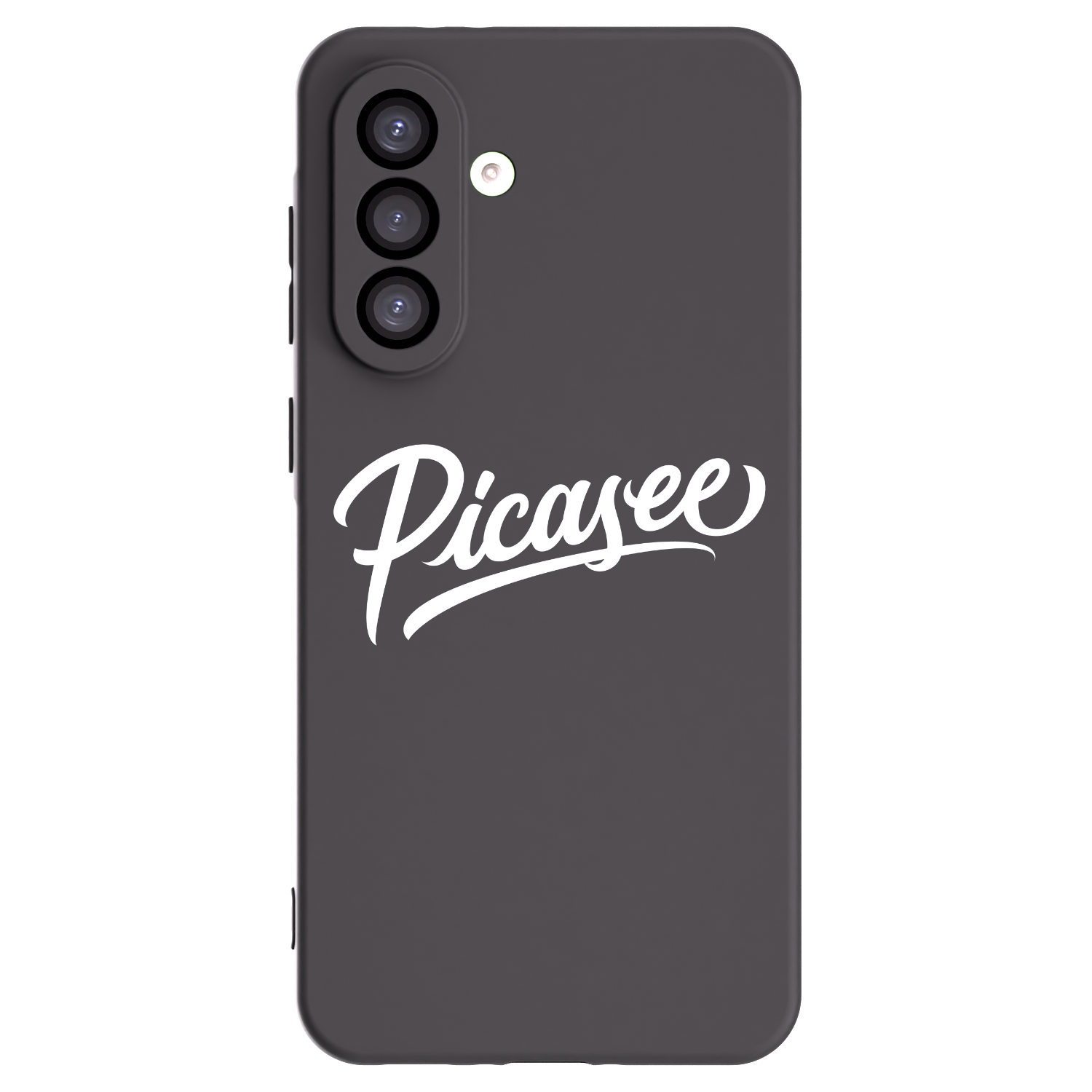 Picasee Samsung Galaxy A26 5G A266B Hülle - Schwarzes Silikon - Picasee - old logo - white