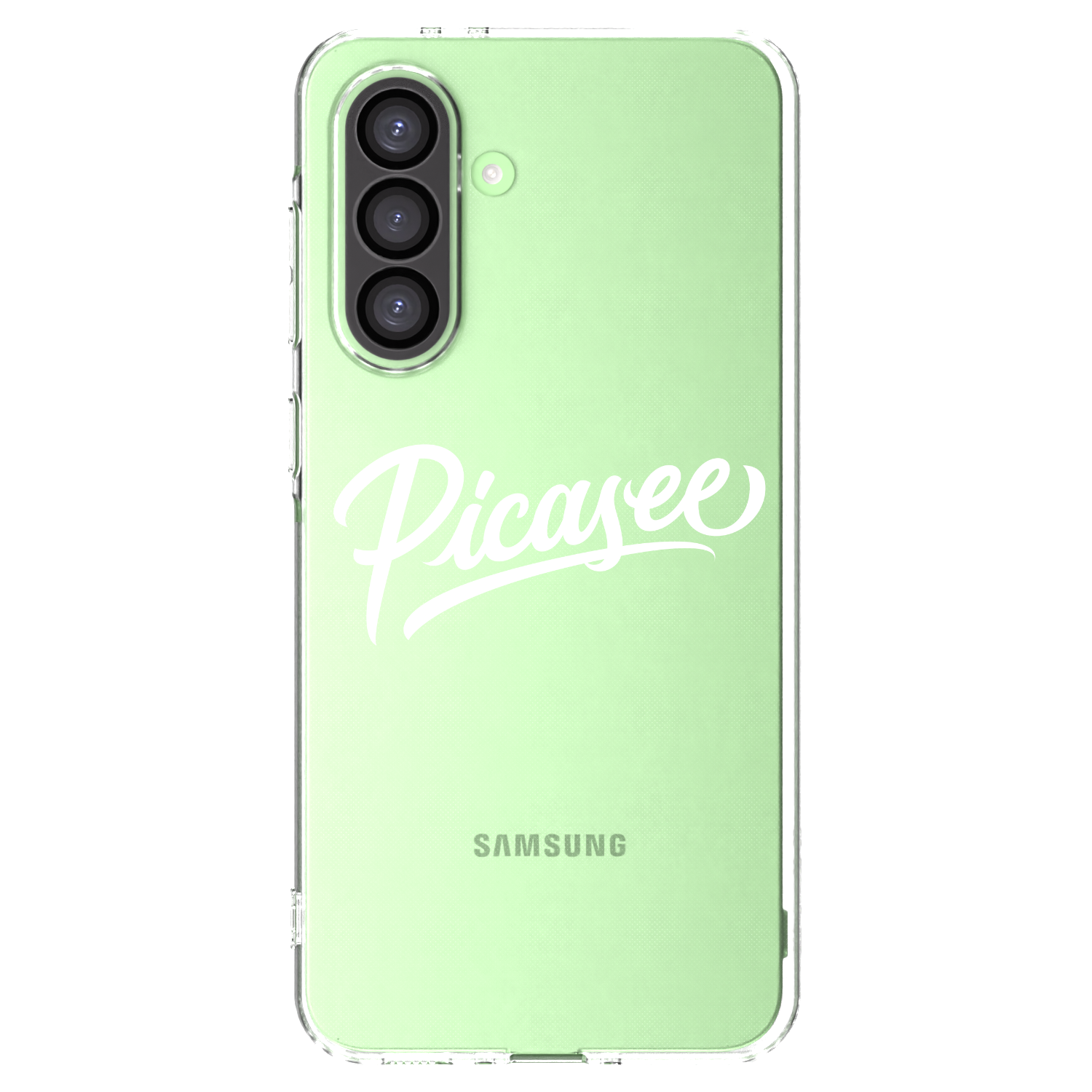 Picasee Samsung Galaxy A26 5G A266B Hülle - Transparentes Silikon - Picasee - old logo - white