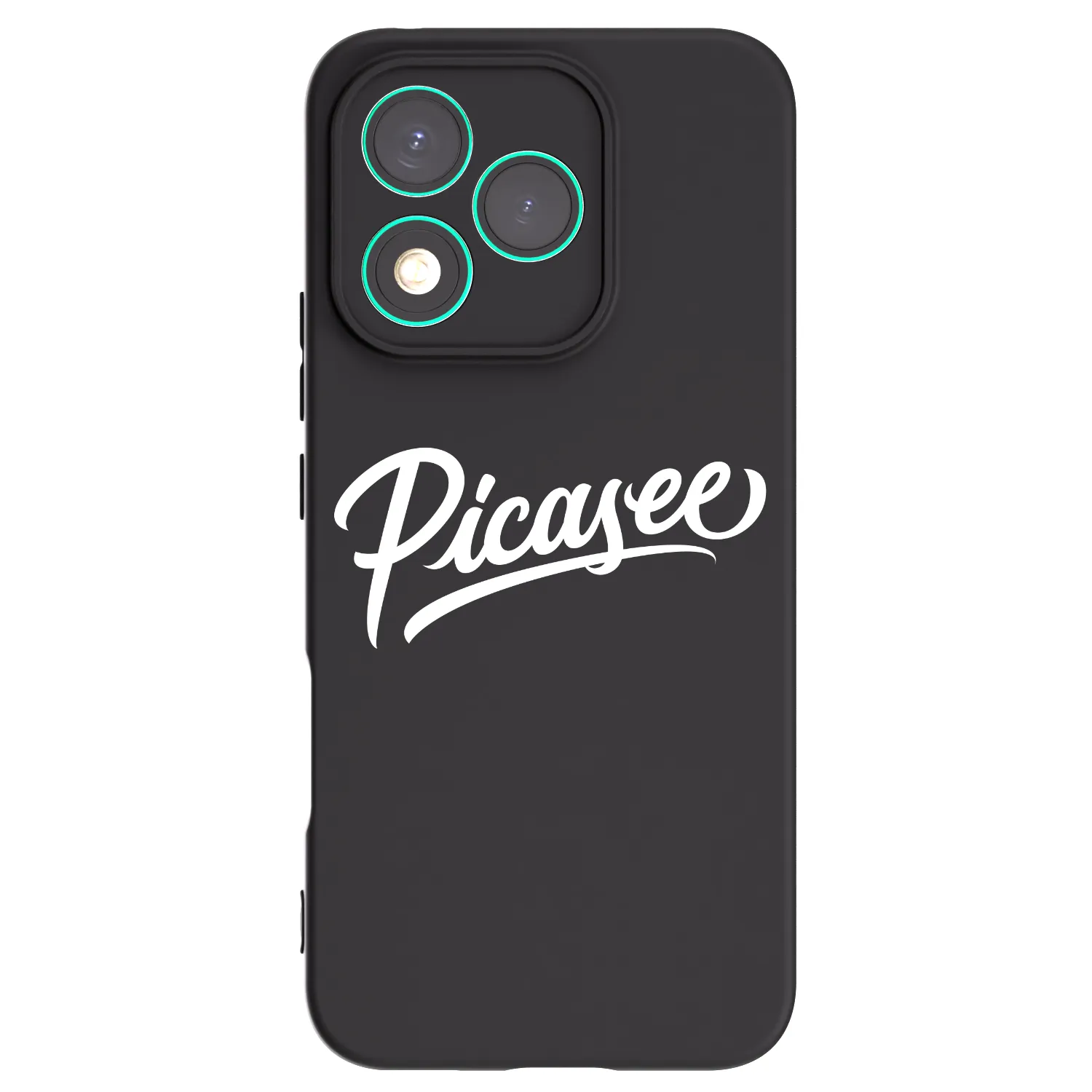 Picasee Honor 400 Lite 5G Hülle - Schwarzes Silikon - Picasee - old logo - white