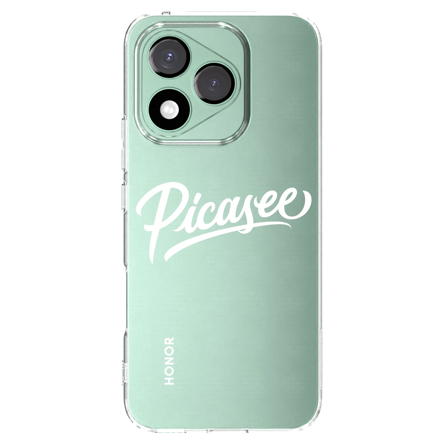 Picasee Honor 400 Lite 5G Hülle - Transparentes Silikon - Picasee - old logo - white