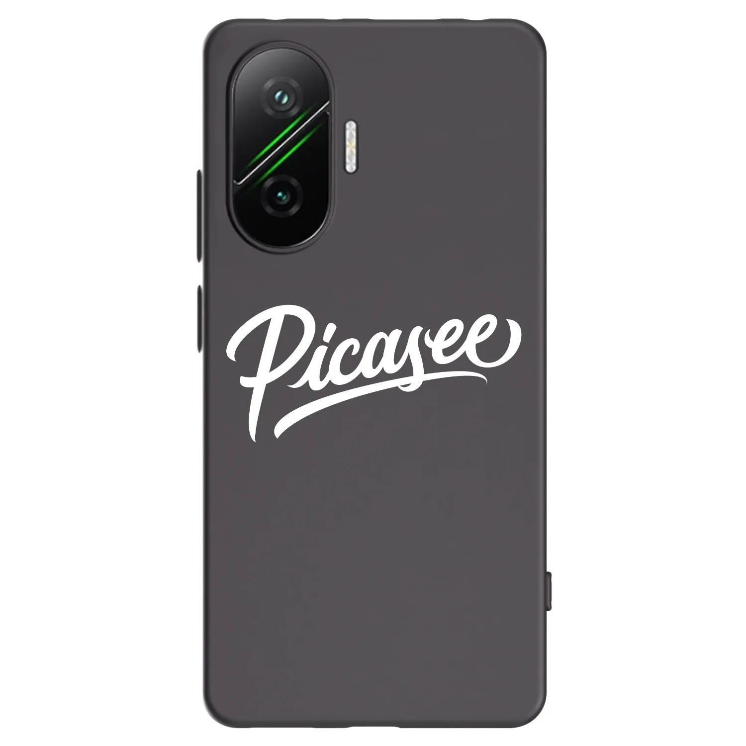Picasee Xiaomi Poco F7 Pro 5G Hülle - Schwarzes Silikon - Picasee - old logo - white