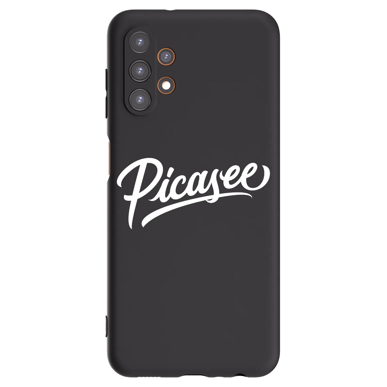 Picasee Samsung Galaxy A13 5G Hülle - Schwarzes Silikon - Picasee - old logo - white