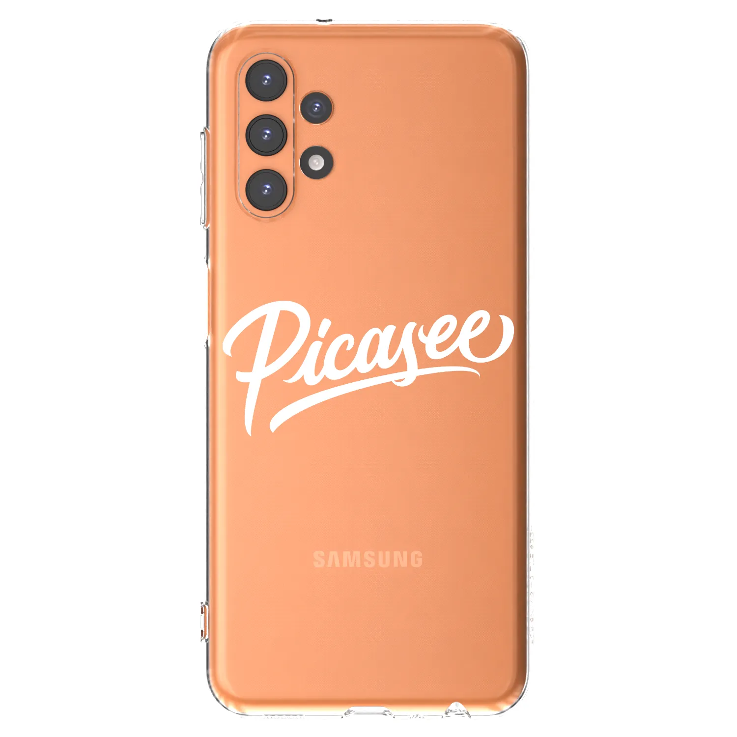 Picasee Samsung Galaxy A13 5G Hülle - Transparentes Silikon - Picasee - old logo - white