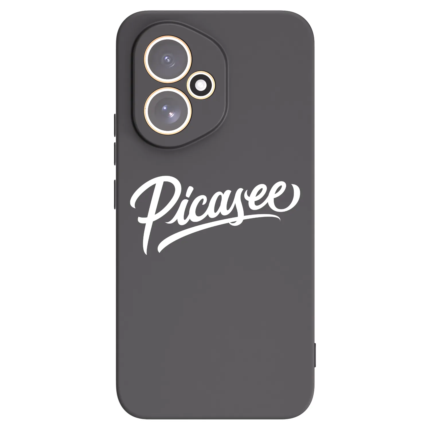 Picasee Honor 400 5G Hülle - Schwarzes Silikon - Picasee - old logo - white