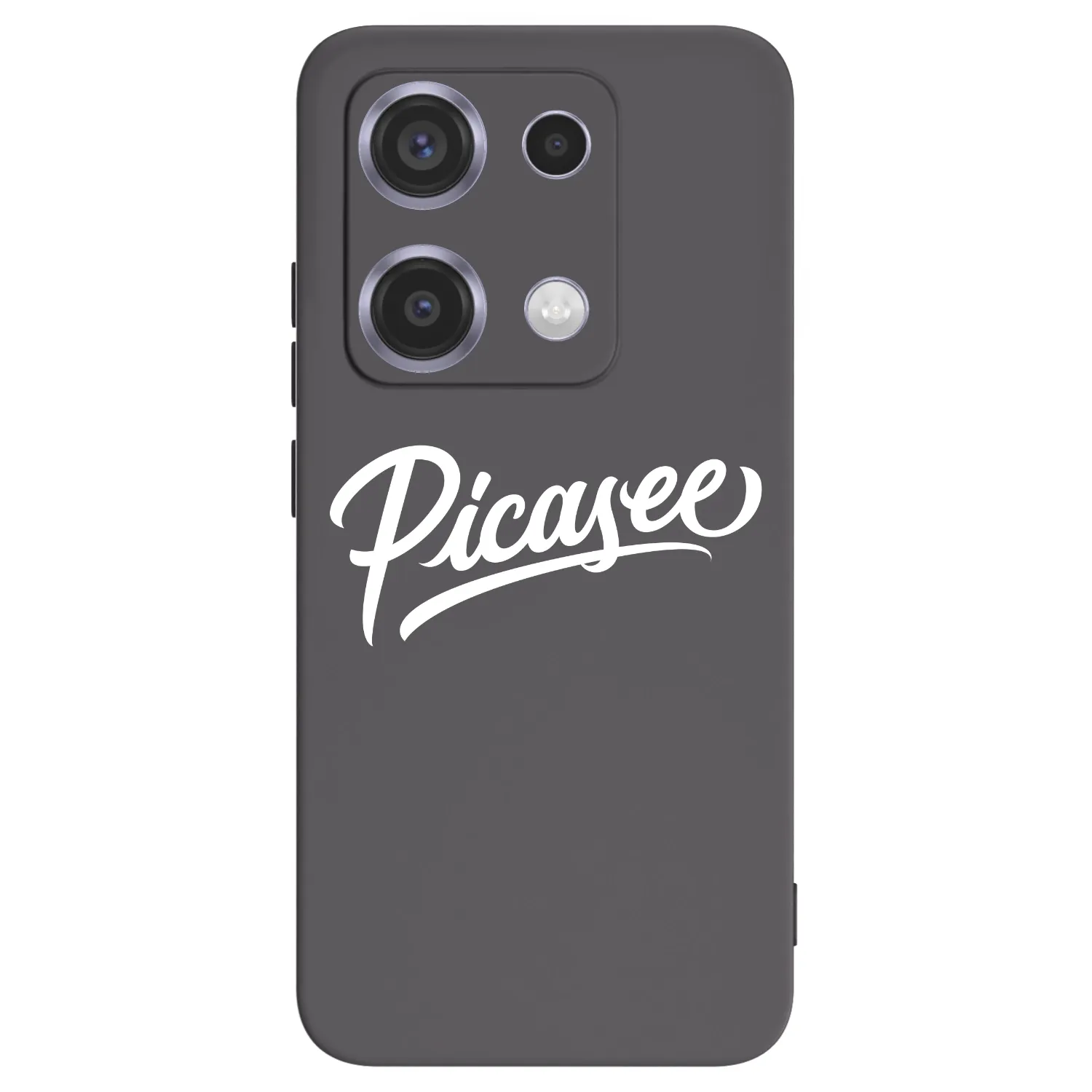 Picasee Xiaomi Redmi Note 14S Hülle - Schwarzes Silikon - Picasee - old logo - white